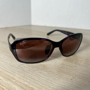 Maui Jim Beach MJ433-28T Sunglasses READ DESC Purple Tortoise 56-16-130